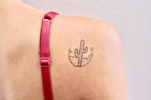 Cactus Temporary Tattoo
