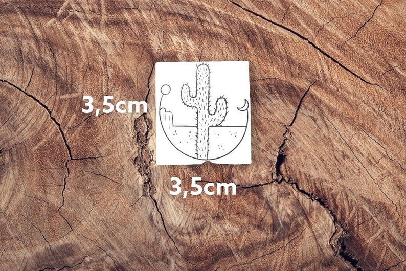 Cactus Temporary Tattoo - Image 2