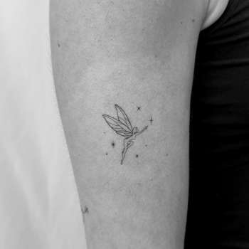 Minimalist Fairy Temporary Tattoo