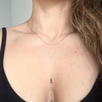 Small Ornamental Temporary Tattoo