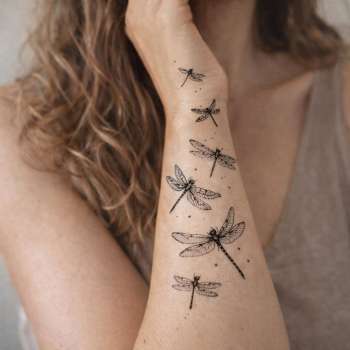 Dragonfly Temporary Tattoo