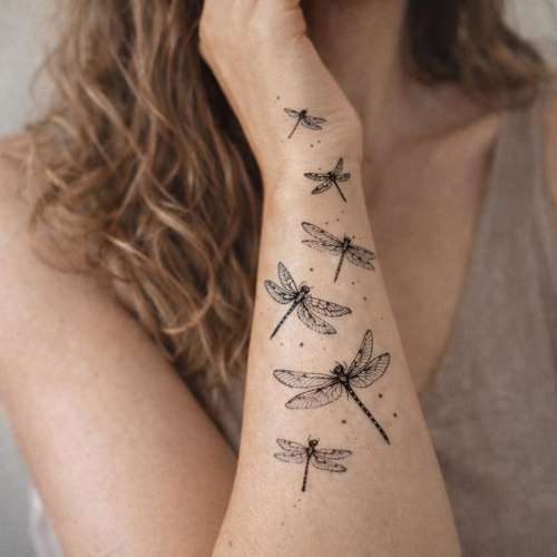 Dragonfly Temporary Tattoo