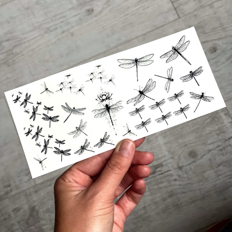 Dragonfly Temporary Tattoo - Image 2