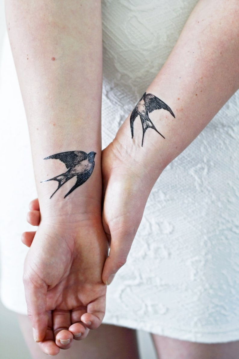 swallow temporary tattoos - Image 3