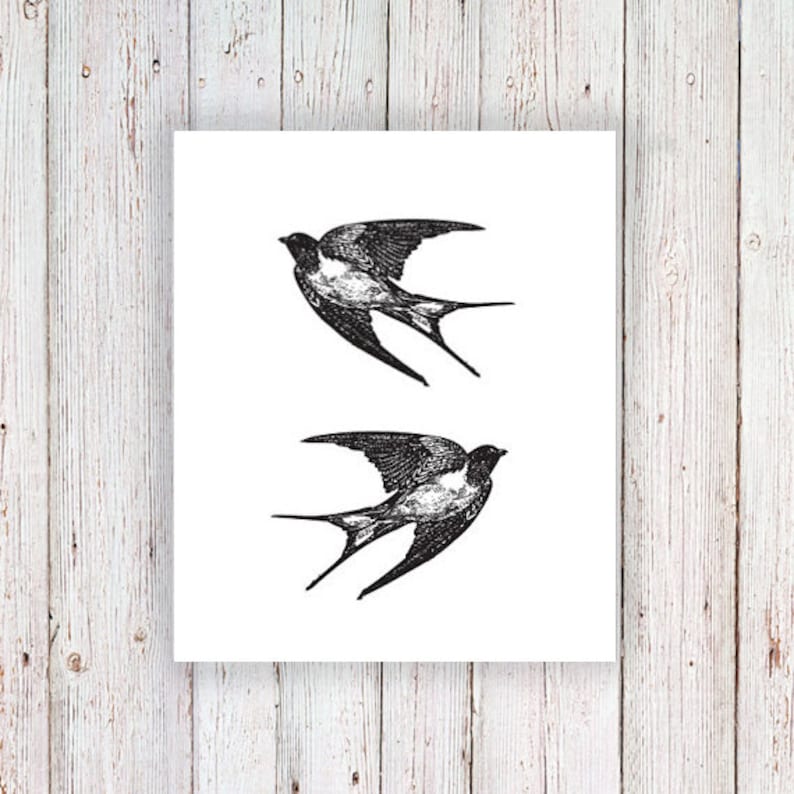 swallow temporary tattoos - Image 5
